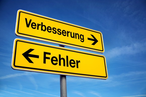 Verbesserungen vs. Fehler